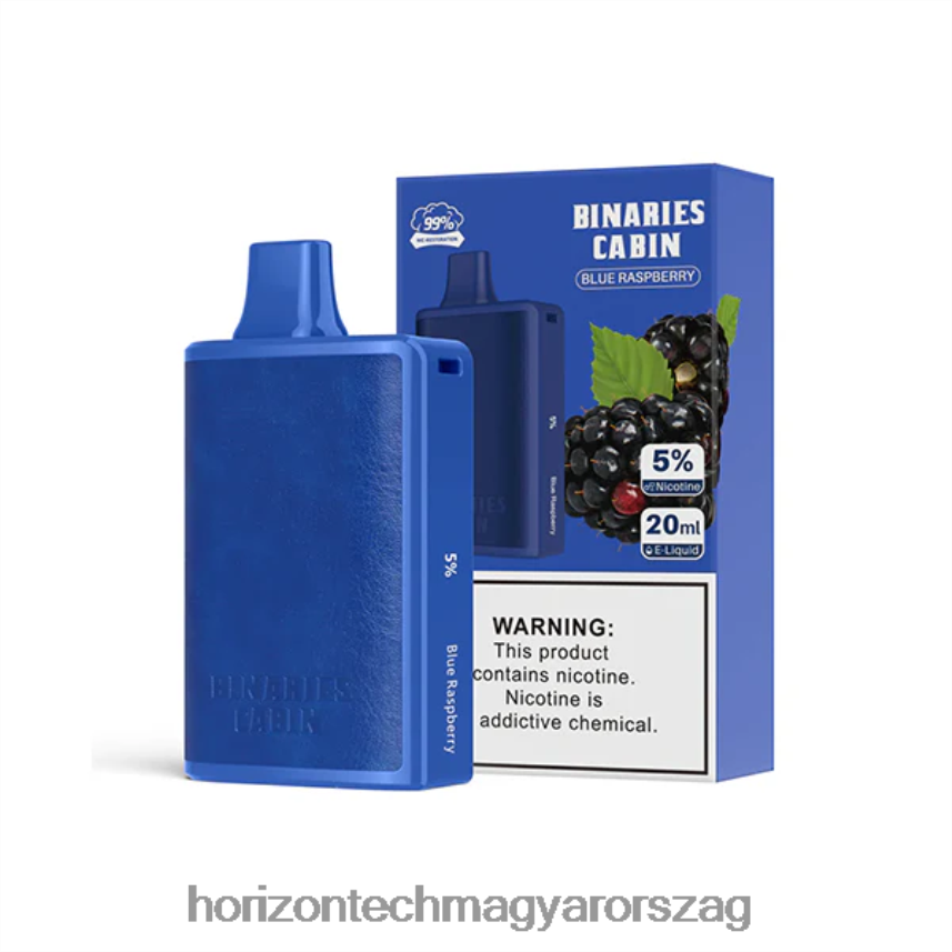 H66ZJJ53 kék málna HorizonTech Binaries Cabin eldobható 20 ml - Horizontech Vape Magyarország