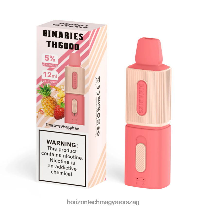 H66ZJJ105 epres ananász jég HorizonTech Binaries Cabin th6000 eldobható 12ml - Horizontech Disposable Vape