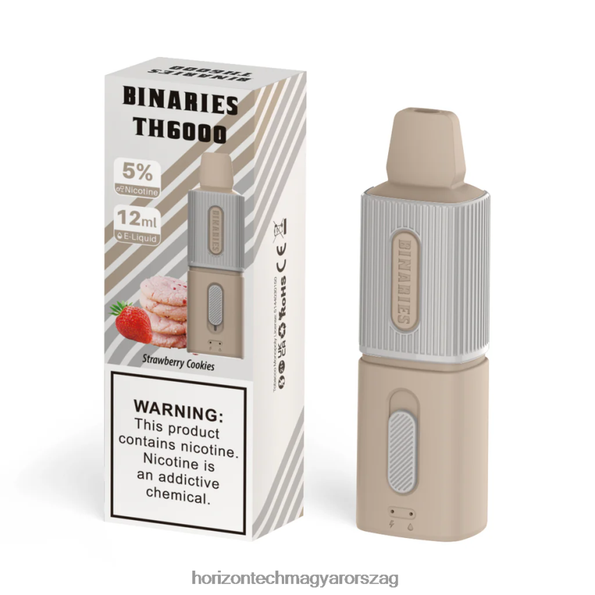 H66ZJJ116 epres süti HorizonTech Binaries Cabin th6000 eldobható 12ml - Horizon Tech Vape