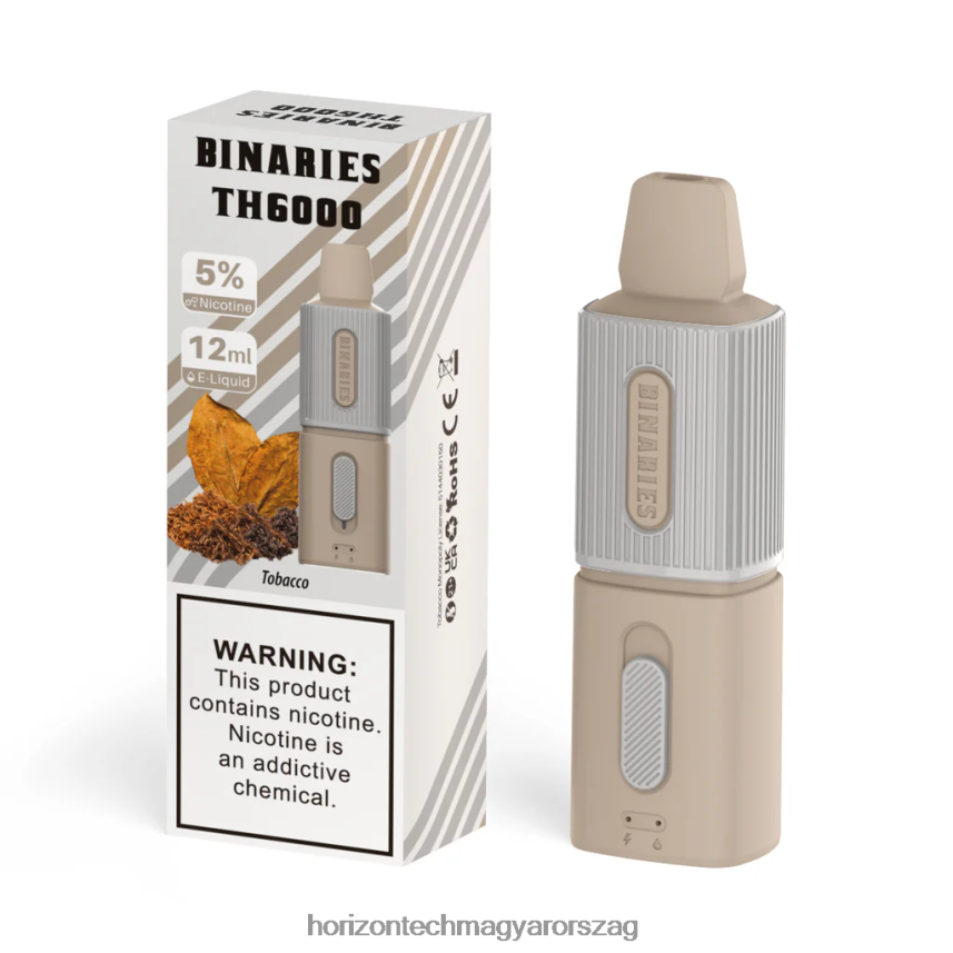 H66ZJJ120 dohány HorizonTech Binaries Cabin th6000 eldobható 12ml - Horizon Tech Vape Tank