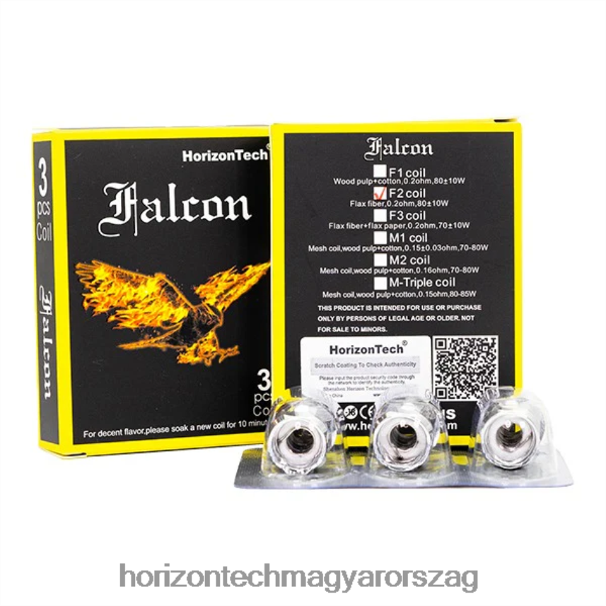 H66ZJJ160 f2 tekercs 0,2 ohm HorizonTech Falcon tekercsek (3 db) - Horizon Tech Vape Tank