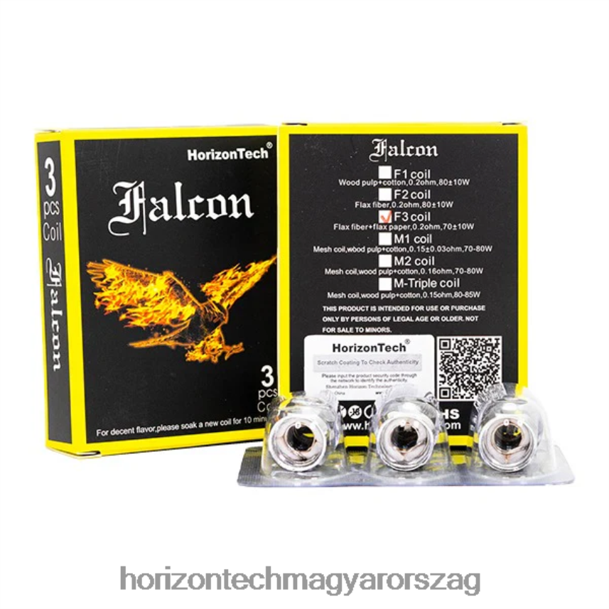 H66ZJJ161 f3 tekercs 0,2 ohm HorizonTech Falcon tekercsek (3 db) - Horizontech Magyarország