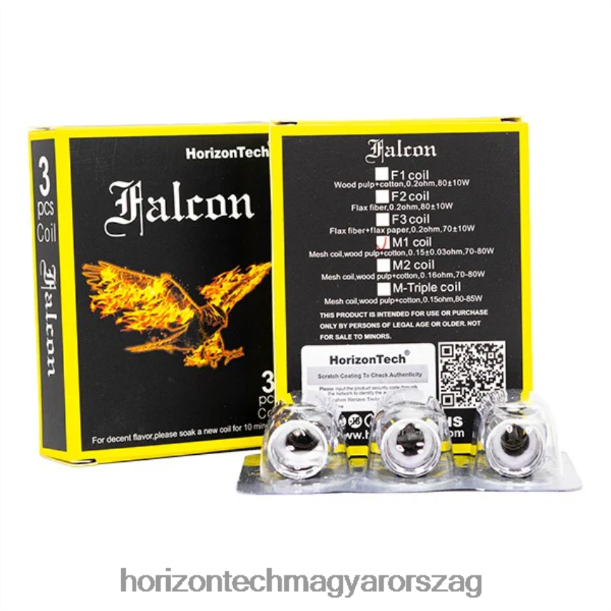 H66ZJJ162 m1 mesh tekercs 0,15 ohm HorizonTech Falcon tekercsek (3 db) - Horizontech Budapest