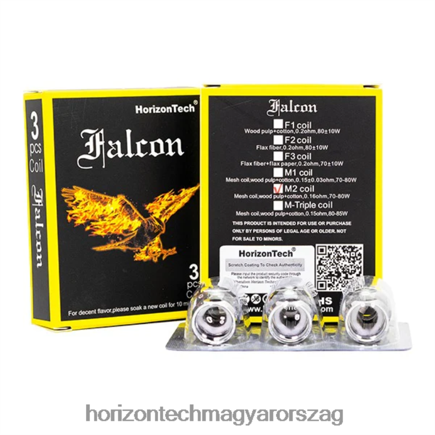 H66ZJJ164 m2 mesh tekercs 0,16 ohm HorizonTech Falcon tekercsek (3 db) - Horizontech Vape Kit