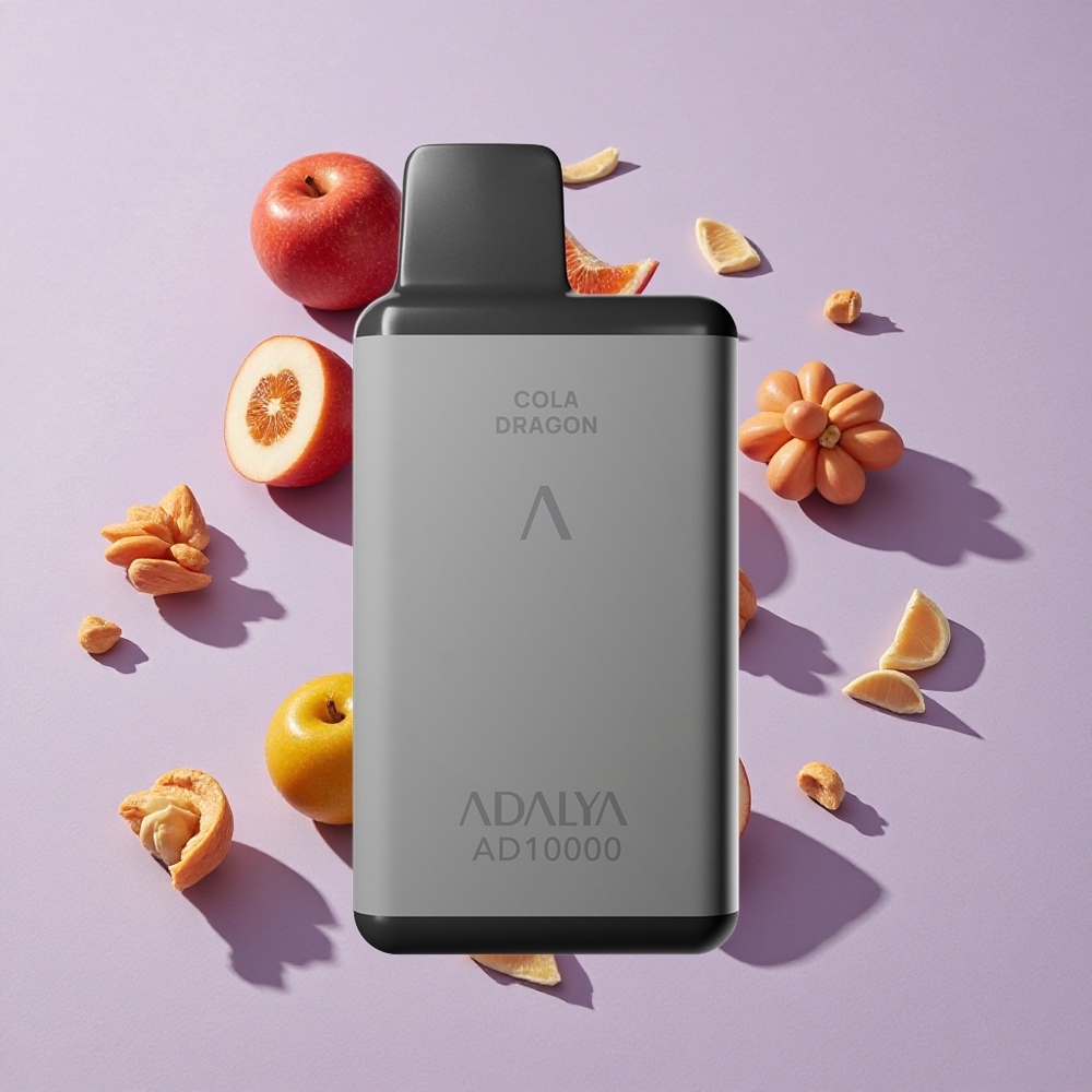 Női Gyilkos Adalya AD 10000 Puffs eldobható e-cigaretta űrszürke szín, 14 ml e-liquid, 650 mAh akkumulátor
