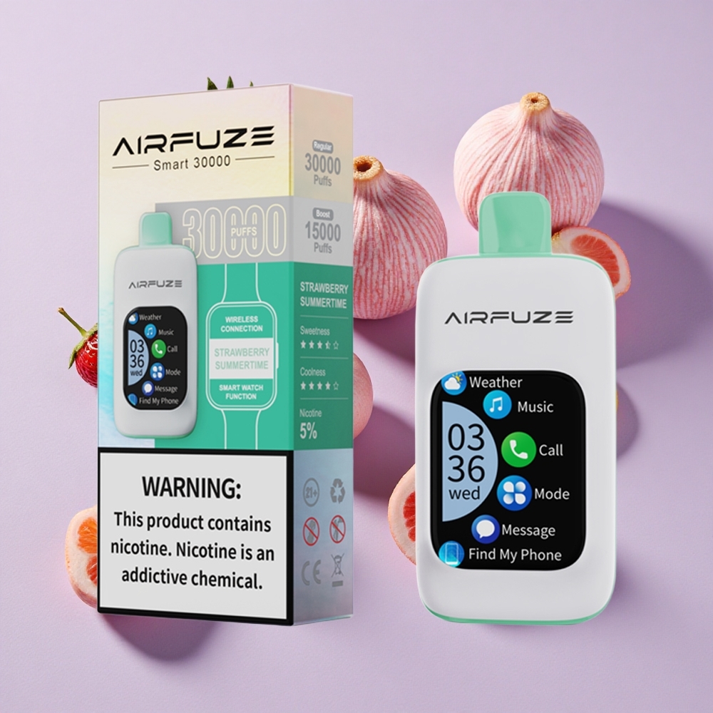Eper Nyár AirFuze Smart 30000 Puffs Eldobható Pod 5%-os nikotinerősség, 900mAh akkumulátor