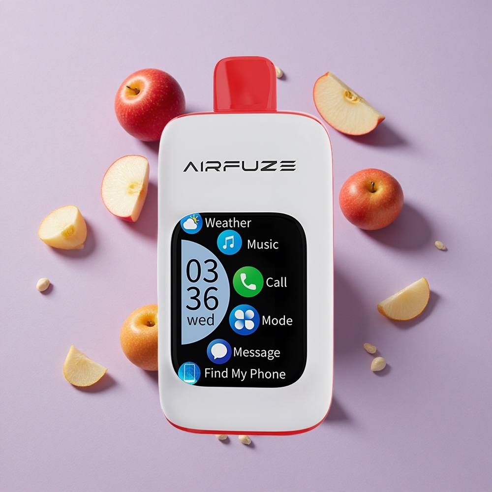 Hármas Alma AirFuze Smart 30000 Fuvar Eldobható E-cigaretta 900mAh Akkumulátor, 5%-os Nikotinerősség