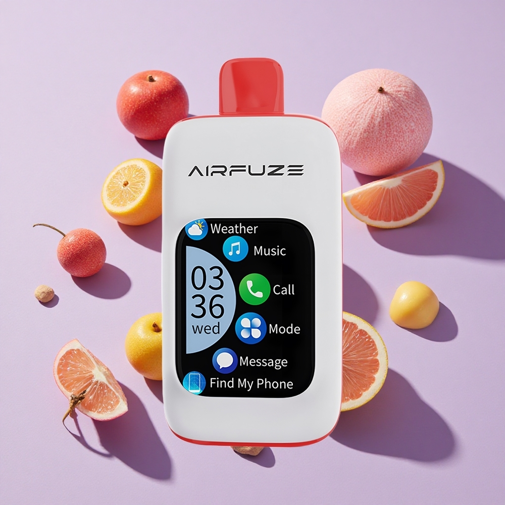 Sour Lush Gummi íz AirFuze Smart Disposable Pod 30000 Löket 5% nikotinerősség és 900mAh akkumulátor-kapacitás