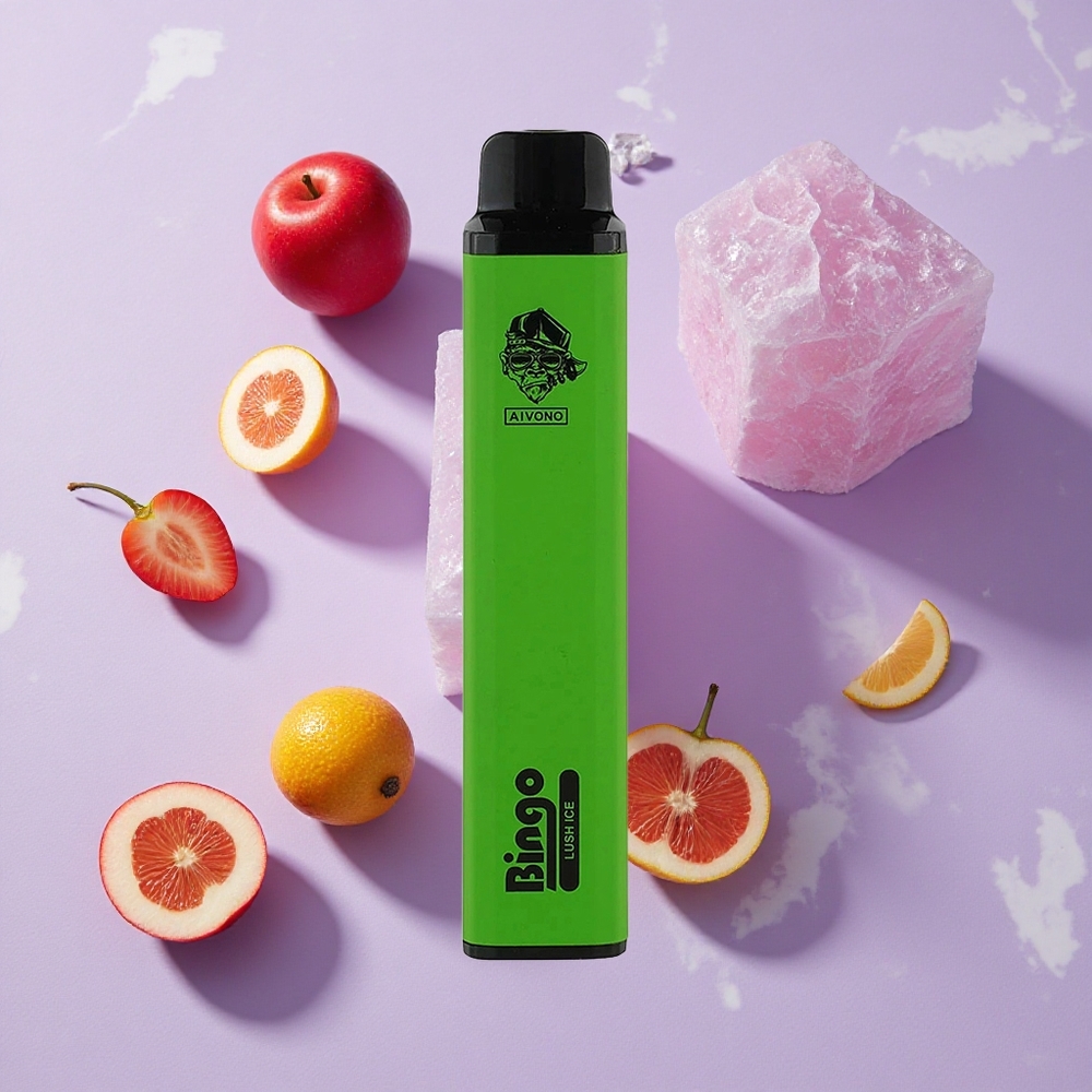 Lush Ice (Lédús Jég) Aivono Aim Bingo 4000 Puffs Elektromos Cigaretta, 10 mL E-likvid, 1000mAh Akku