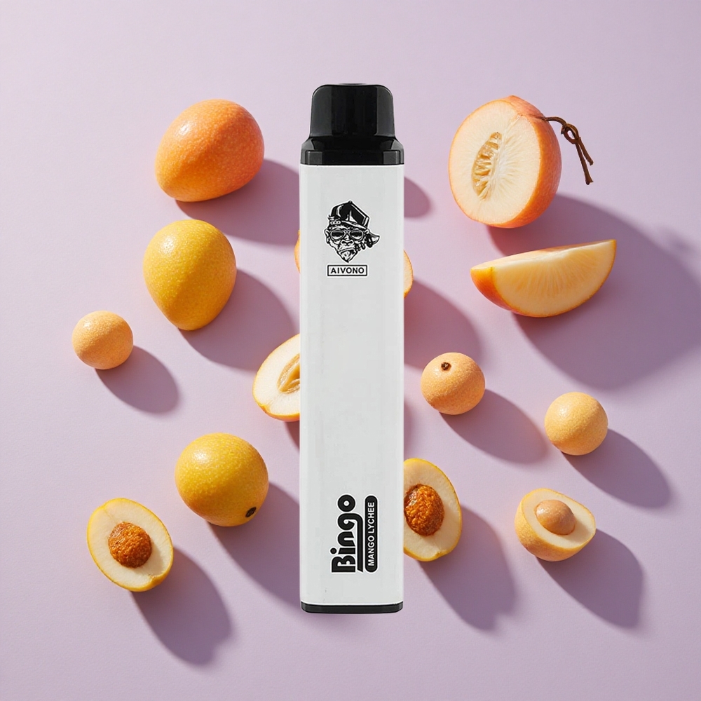 Mango-Lichee Aivono AIM BINGO 4000 Puffs Egyhasználatos e-cigaretta 10 mL e-liquid és 1000mAh tölthető akkumulátor
