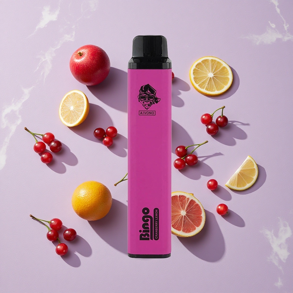 Áfonya Citrom Aivono Aim Bingo 4000 Belszívásos E-cigaretta 1000mAh tölthető akkumulátor, 10 mL e-liquiddal