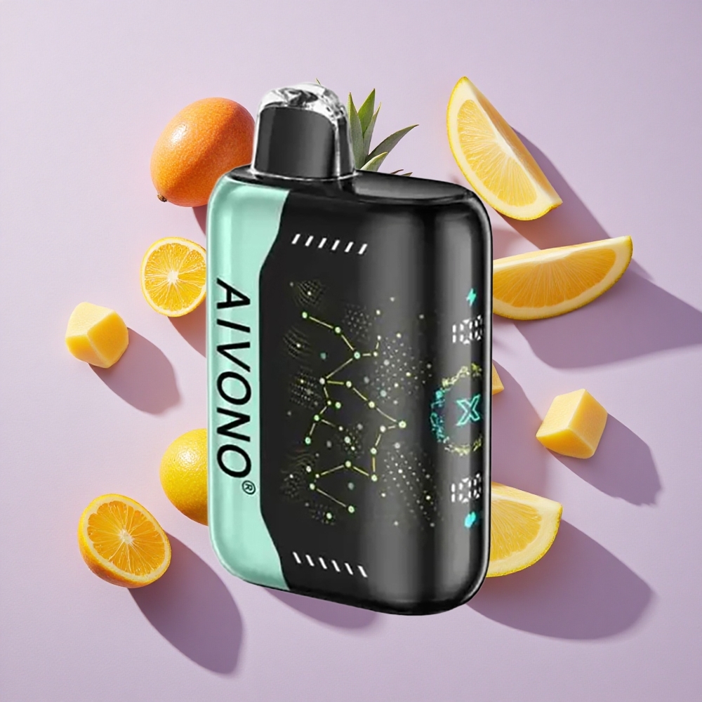 Savanyú Manga Ananász Aivono Aim Boom 25000 Puffs 28ml E-Liquid Kapacitás 650mAh Akkumulátor
