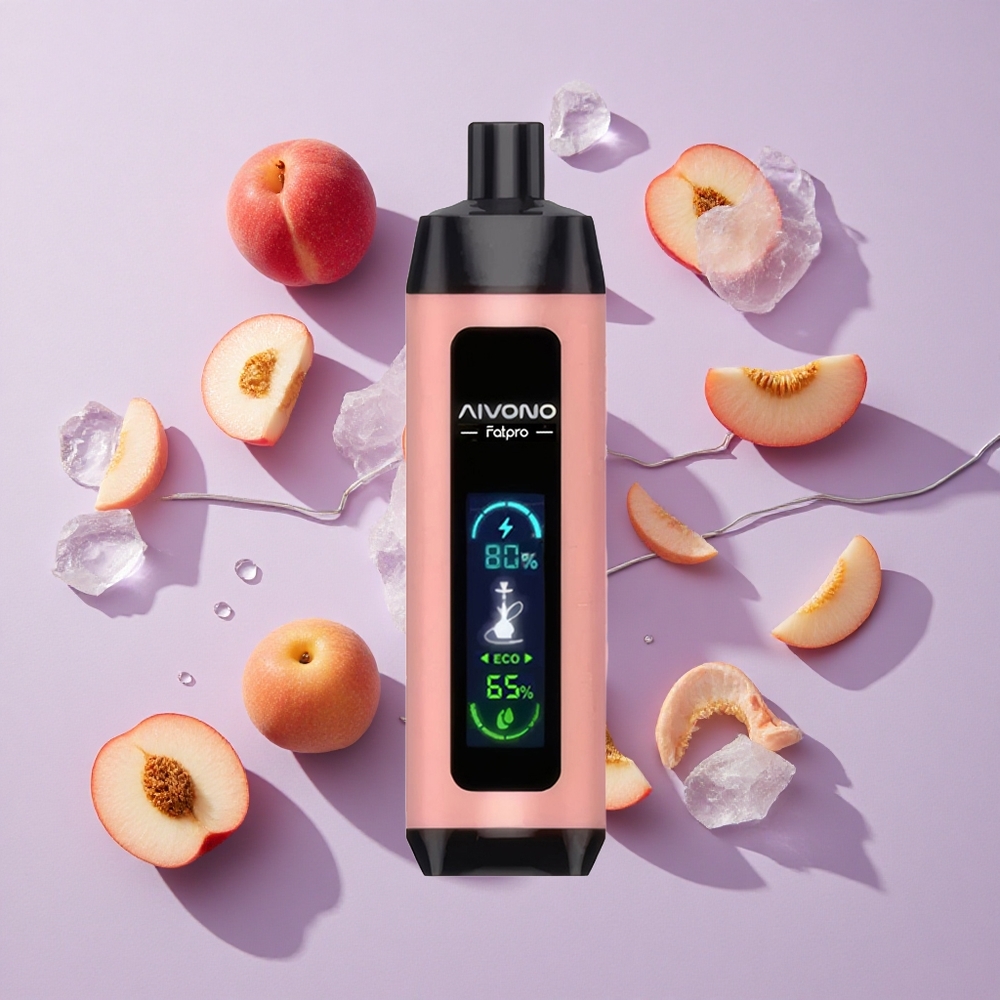 Barack Jég Aivono Aim Fatpro 22000 Puffs 28ml E-liquid és 600mah Tölthető