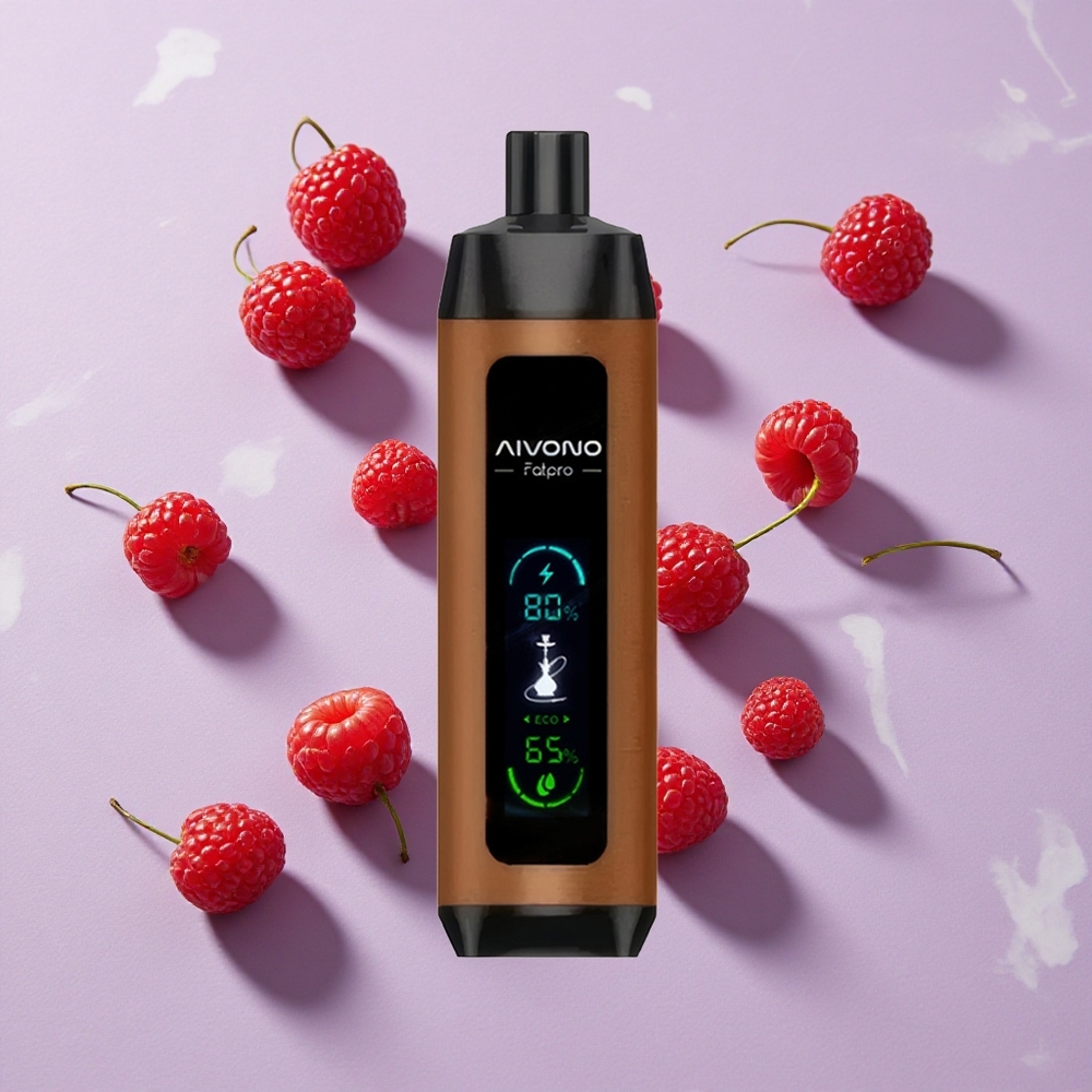 Cseresznye Málna Aivono Aim Fatpro 22000 Puffs Eldobható E-cigaretta 28ml E-liquid 600mAh Újratölthető
