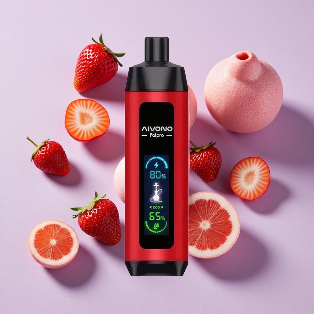 Eper Puncs Aivono Aim Fatpro 22000 Puffs Termékek 28ml E-liquid 600mah Tölt