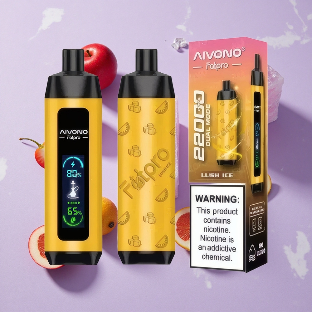 Lush Ice (Fényes Jég) Aivono Aim Fatpro 22000 Puffs 28ml E-liquid 600mAh feltölthető