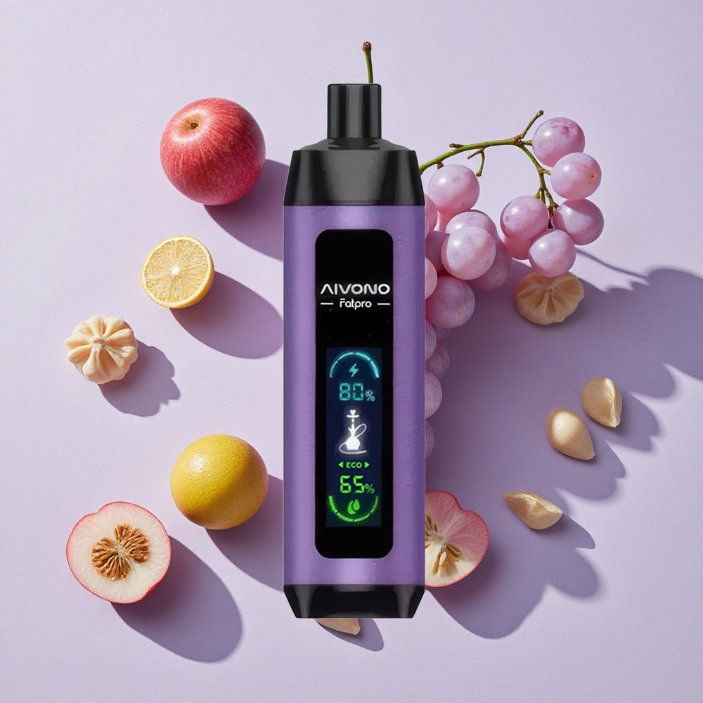 Szőlő Menta Aivono AIM FATPRO 22000 Puffs eldobható e-cigaretta 28ml E-liquide 600mAh tölthető