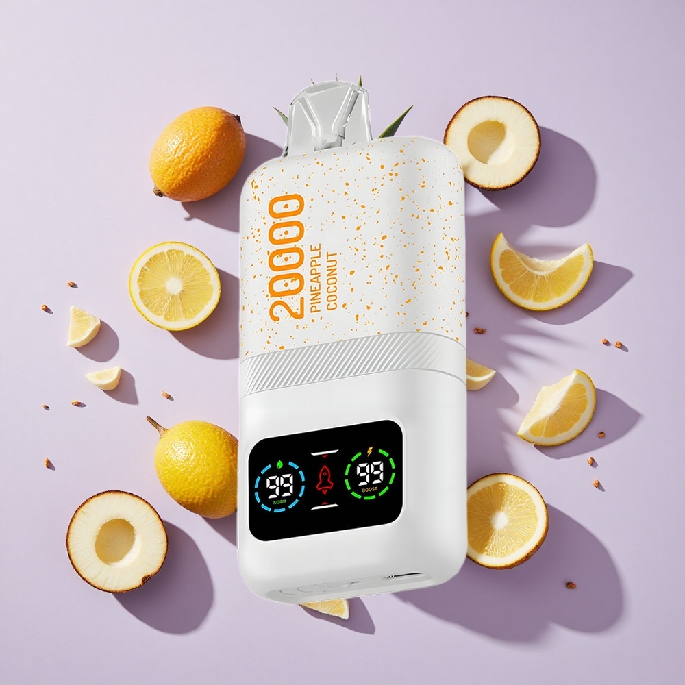 Ananász-kókusz Aivono AIM MAGIC 20000 Puffs eldobható e-cigaretta 26ml E-liquid és Dual Mesh Coils
