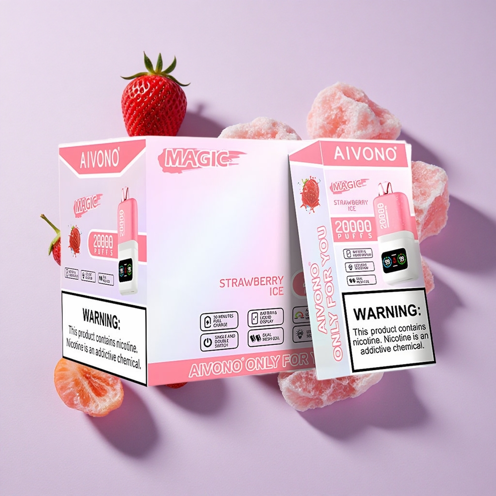 Eperjég Aivono Aim Magic 20000 Puffs eldobható e-cigaretta, 26ml e-liquid, 600mAh akkumulátor