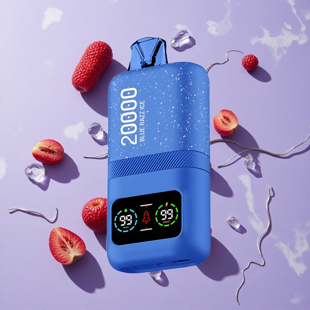Kék áfonya jég Aivono AIM MAGIC 20000 Puffs eldobható e-cigaretta 26ml e-liquid és 600mAh akkumulátor