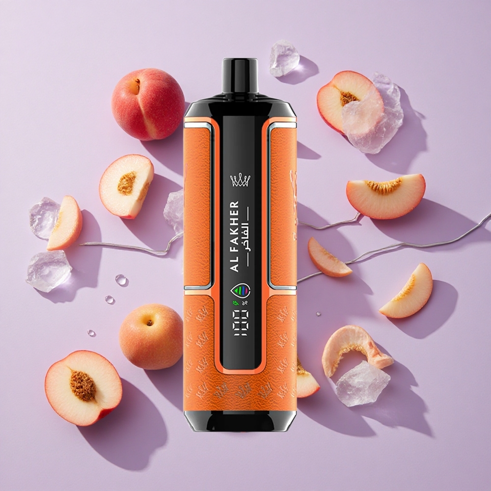 Barack Jég Al Fakher Crown Bar 15K Hypermax Eldobható Vape Kit 22ml E-Liquid Kapacitás, 600mAh Akku
