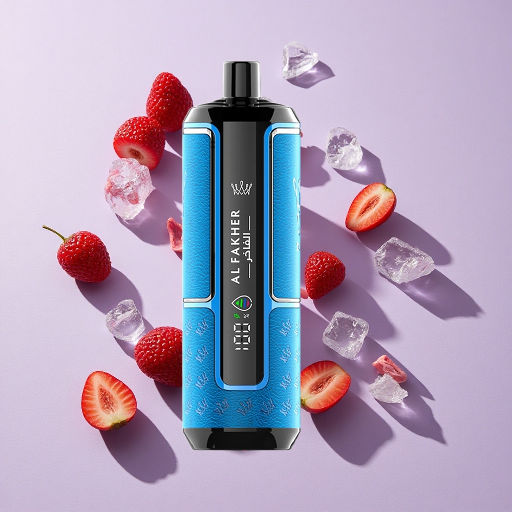 Bogyó Jég Al Fakher Crown Bar 15K Hypermax Eldobható Vape Kit – 22ml E-likvid Kapacitás, 15 000 Puffs