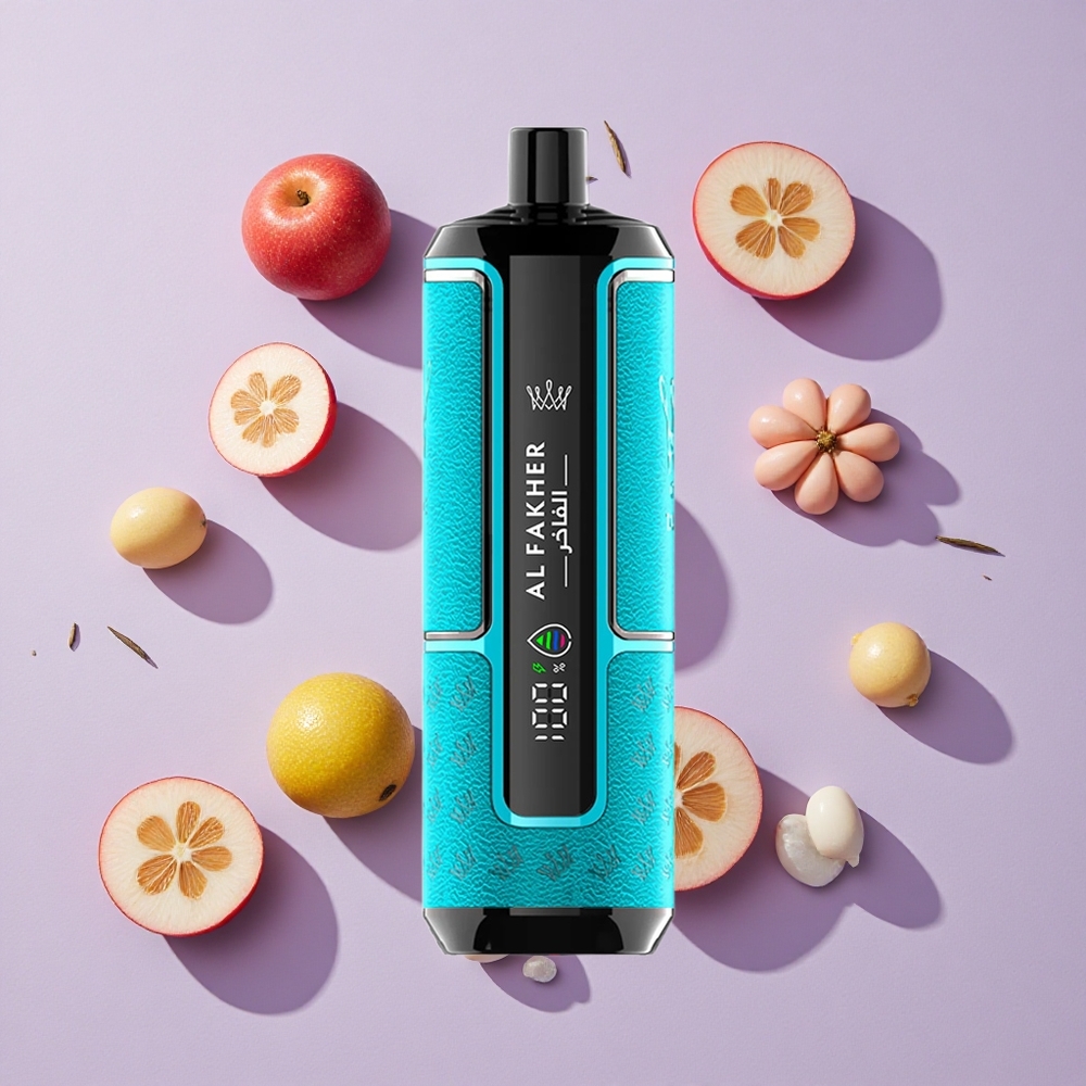 Buborékos Menta Al Fakher Crown Bar 15K Hypermax Eldobható Vape Kit – 22ml E-Liquid Kapacitás, 15 000 Puffs