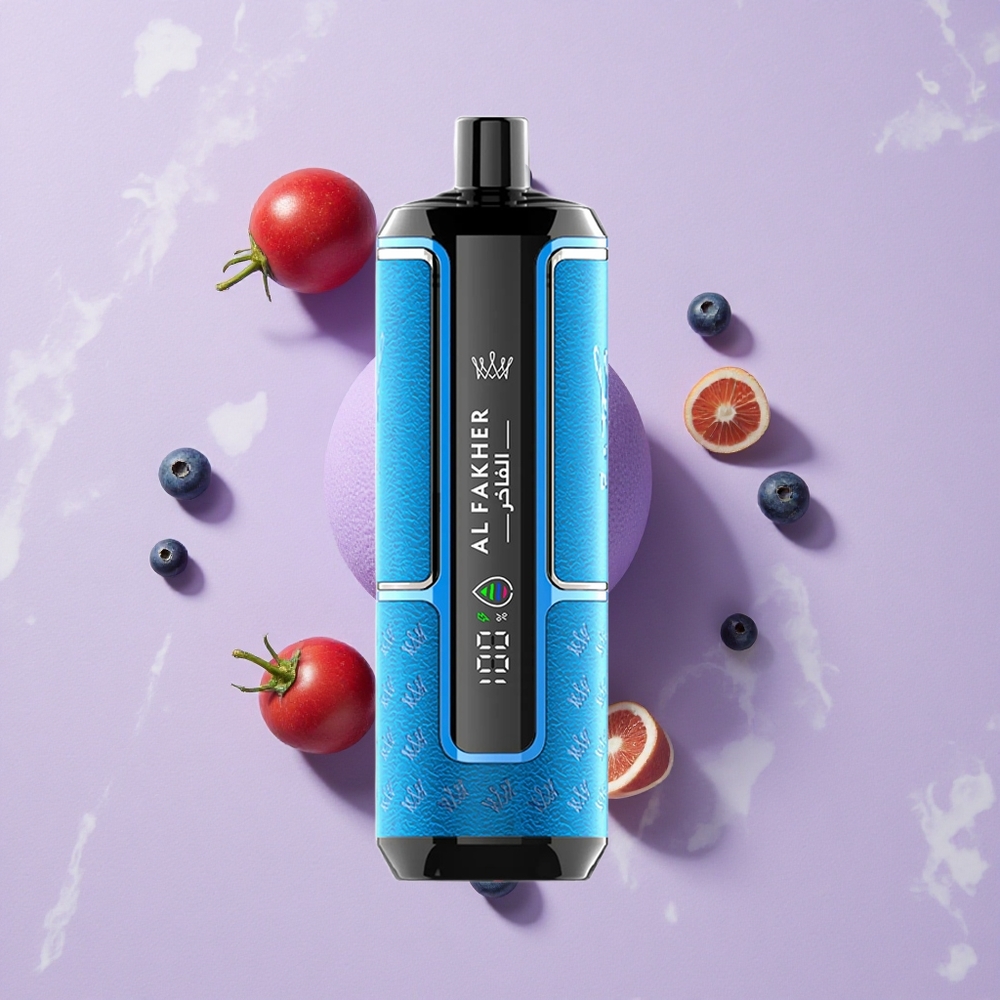 Kékáfonyás Rágógumi Al Fakher Crown Bar 15K Hypermax Eldobható E-Cigi 15 000 Puffs, 22ml E-Likvid, Típus-C Port