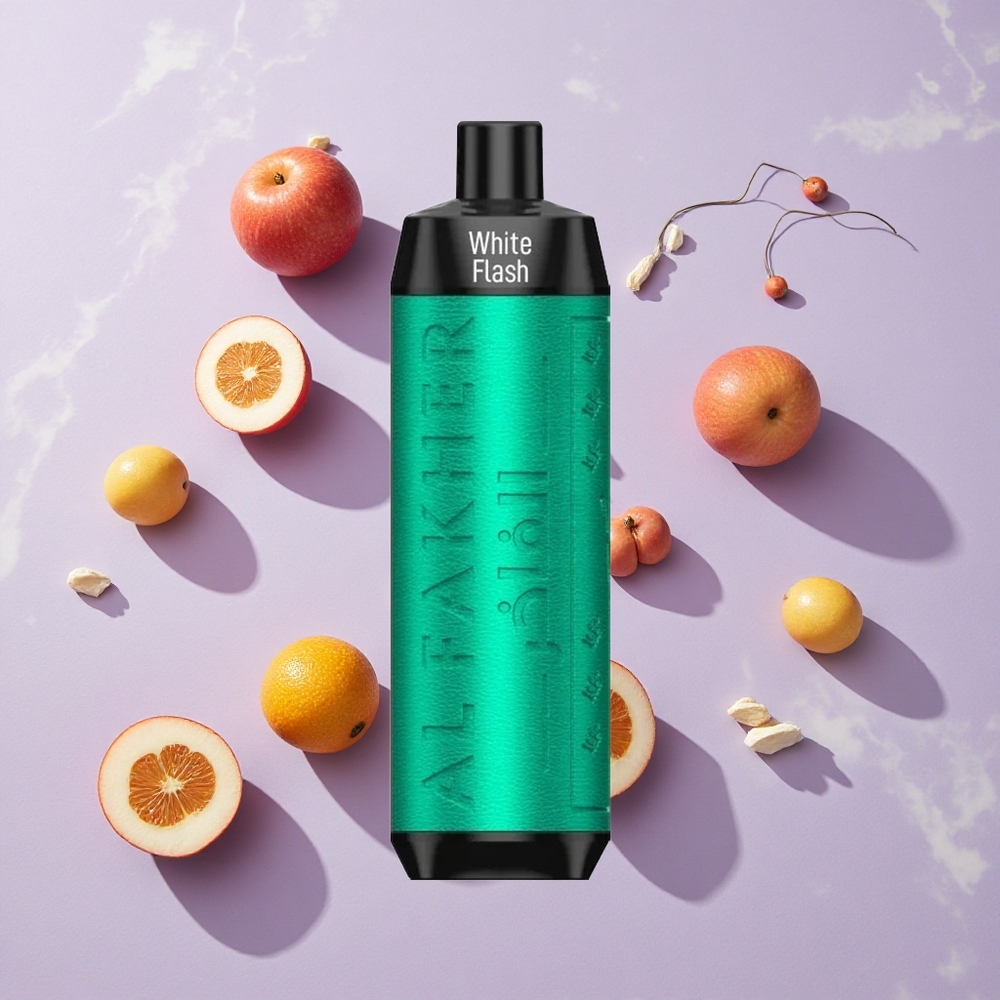 Fehér Villám Al Fakher Crown Bar 8000 Crystal Eldobható Vape 18ml e-Liquid Kapacitás és 600mah Akkumulátor