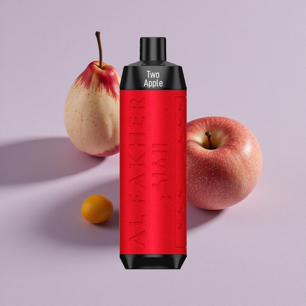 Két Alma Al Fakher Crown Bar 8000 Eldobható E-cigaretta 8000 Löket 18ml e-Liquid Kapacitás és 5mg Nikotin Tartalom