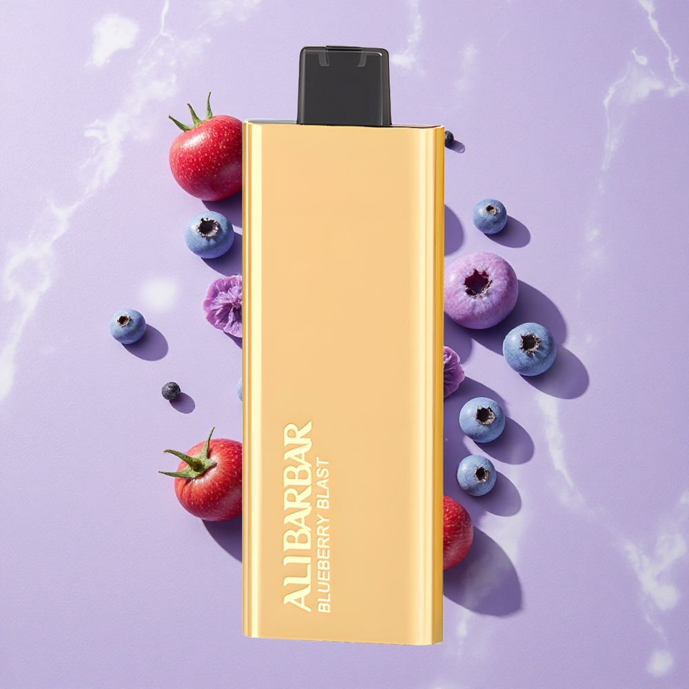 Kékáfonya Robbanás Alibarbar Pandora 7000 Puffs Eldobható Vape, Puffok: akár 7000, E-liquid kapacitás: 17 ml