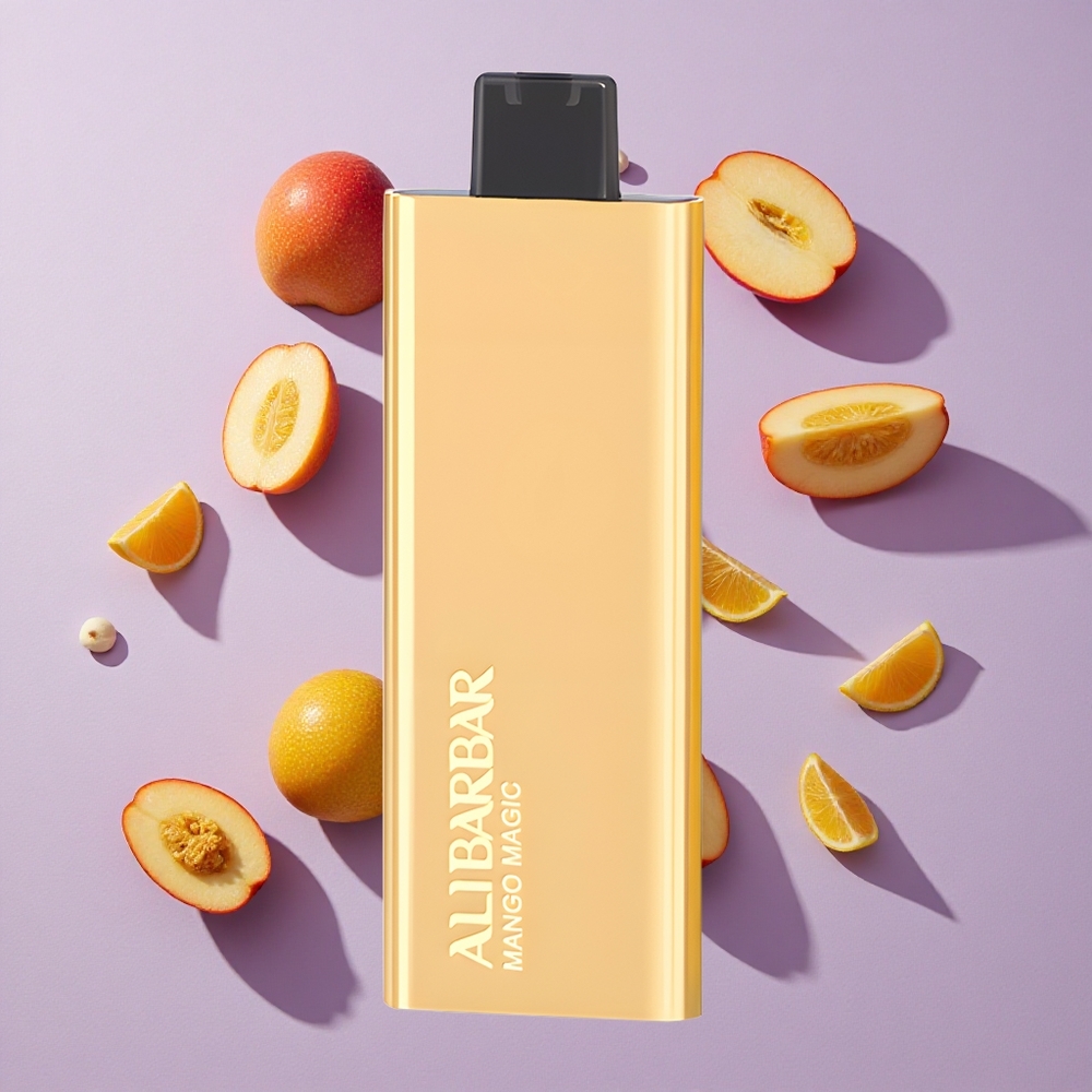 Mango Varázs Alibarbar Pandora 7000 Puffs Eldobható Vape 17 ml e-liquid kapacitás, 1.0 ohm tekercs ellenállás