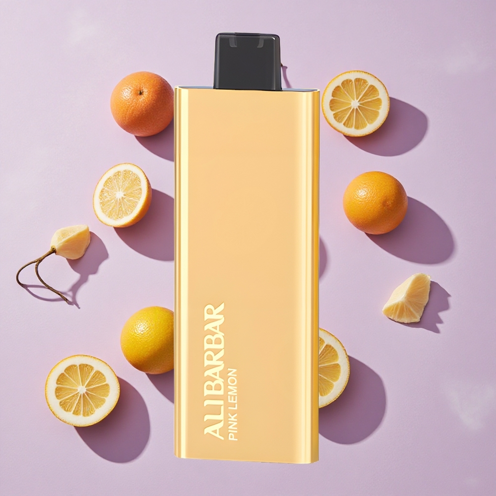 Rózsaszín Citrom Alibarbar Pandora 7000 Puffs E-liquid kapacitás: 17 ml