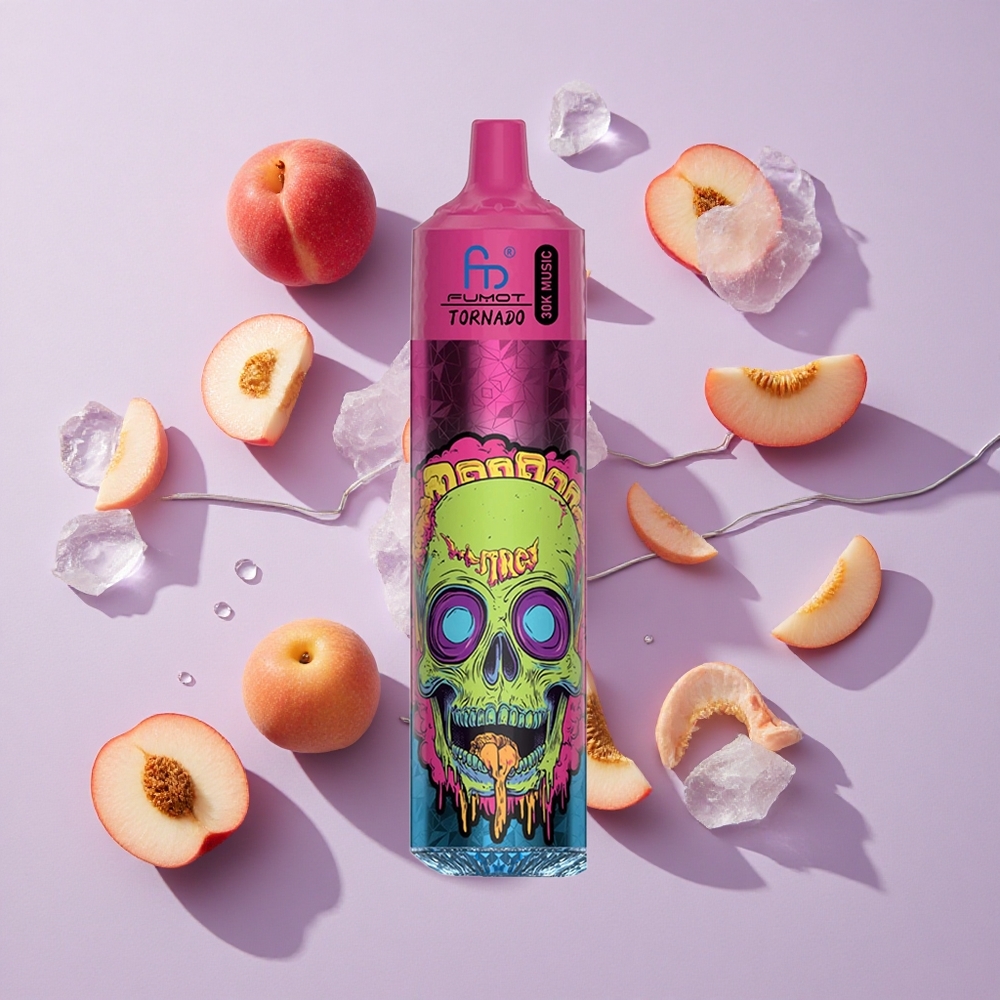 Barack Jég Fumot RandM Tornado 30000 Puffs, 30mL előre töltött e-liquid, 600mAh újratölthető elem
