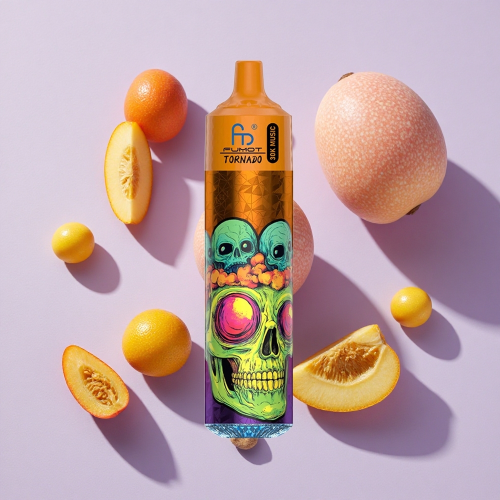 Hármas Mango Fumot RandM Tornado 30000 Puffos, Legfeljebb 30.000 puff, 30mL előre töltött e-liquid