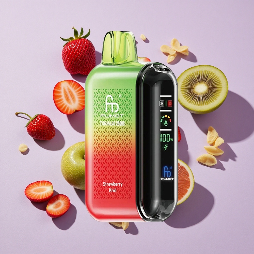 Eper-Kiwi Fumot Tornado 20000 Puffs Intelligens Kijelző Légáramlás Szabályozás