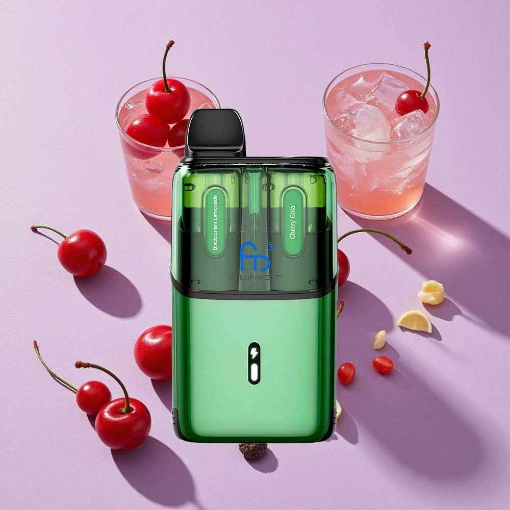 Feketeribizlimonádé - Cseresznyés kóla Fumot Ultra T32000 eldobható e-cigaretta 32000 szaft / 800mAh akkumulátor