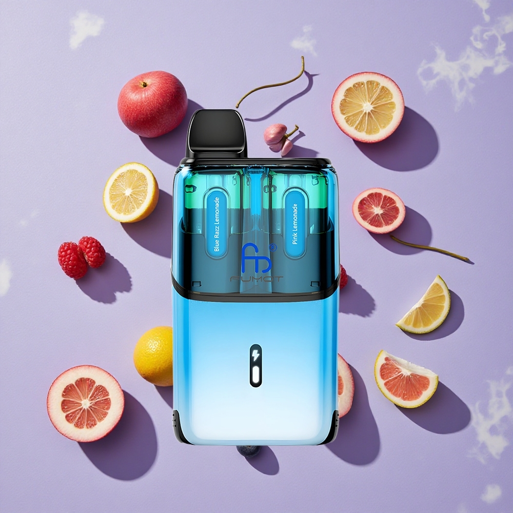 Kék Málna Limonádé - Rózsaszín Limonádé Fumot Ultra T32000 Eldobható E-cigaretta 32000 Löket 800mAh Akku