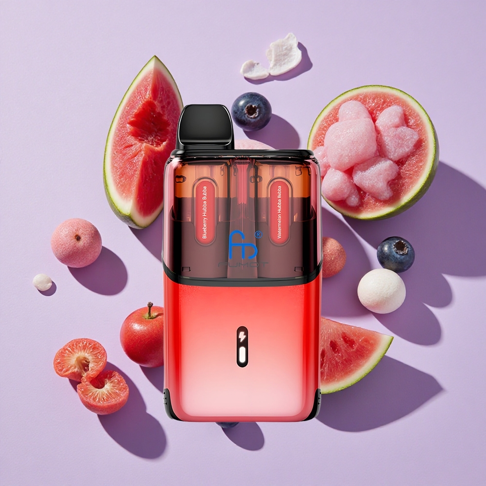 Kékáfonya Hubba Bubba - Görögdinnye Hubba Bubba Fumot Ultra T32000 Eldobható e-cigaretta 32000 sáró – 800mAh Akku