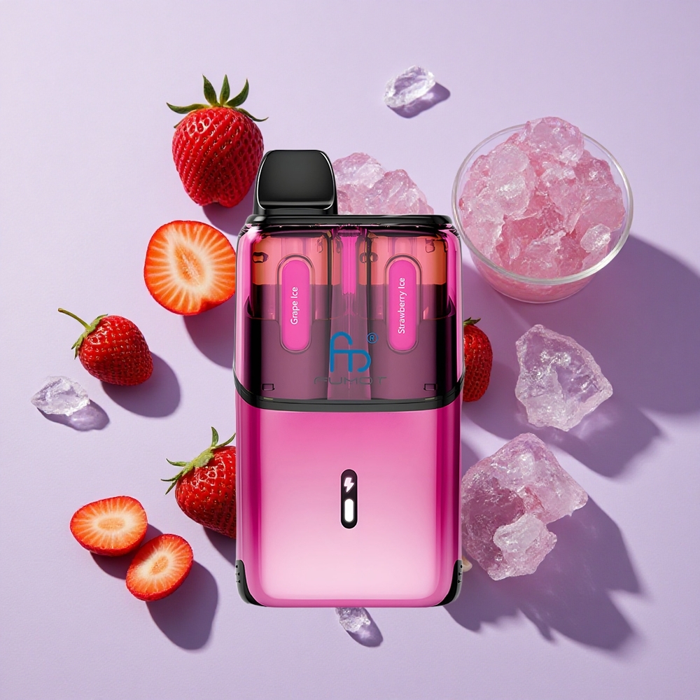 Szőlő Jég - Eper Jég Fumot Ultra T32000 Eldobható Vape 32000 Puffstel és 800mAh Akkumulátorral