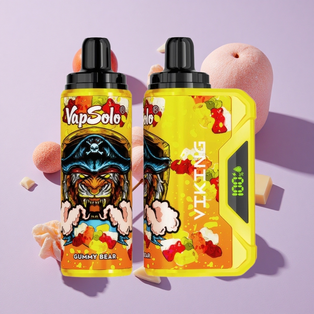 Máli Medve íz VapSolo VIKING 12000 Puffs Egyszerhasználatos E-cigaretta – Puffok: akár 12000, E-liquid: 22ml