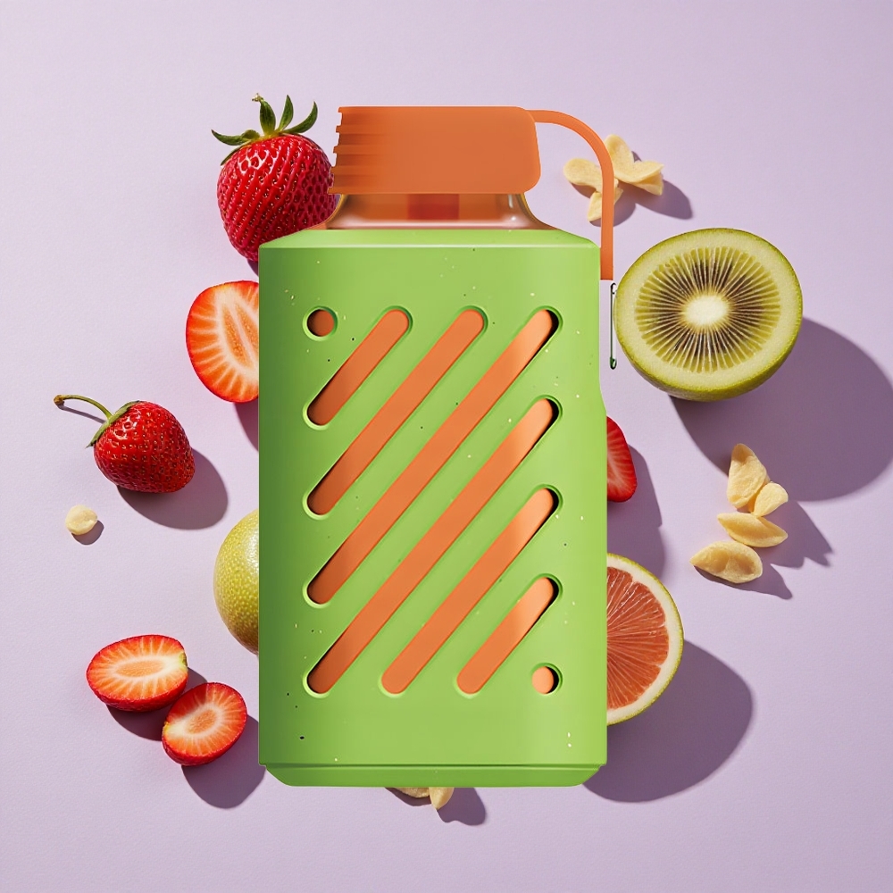 Eper-Kiwi VOZOL GEAR 10000 Eldobható E-cigaretta 10000 Puffs 20 ml E-liqued kapacitás, 500mAh Akkumulátor kapacitás