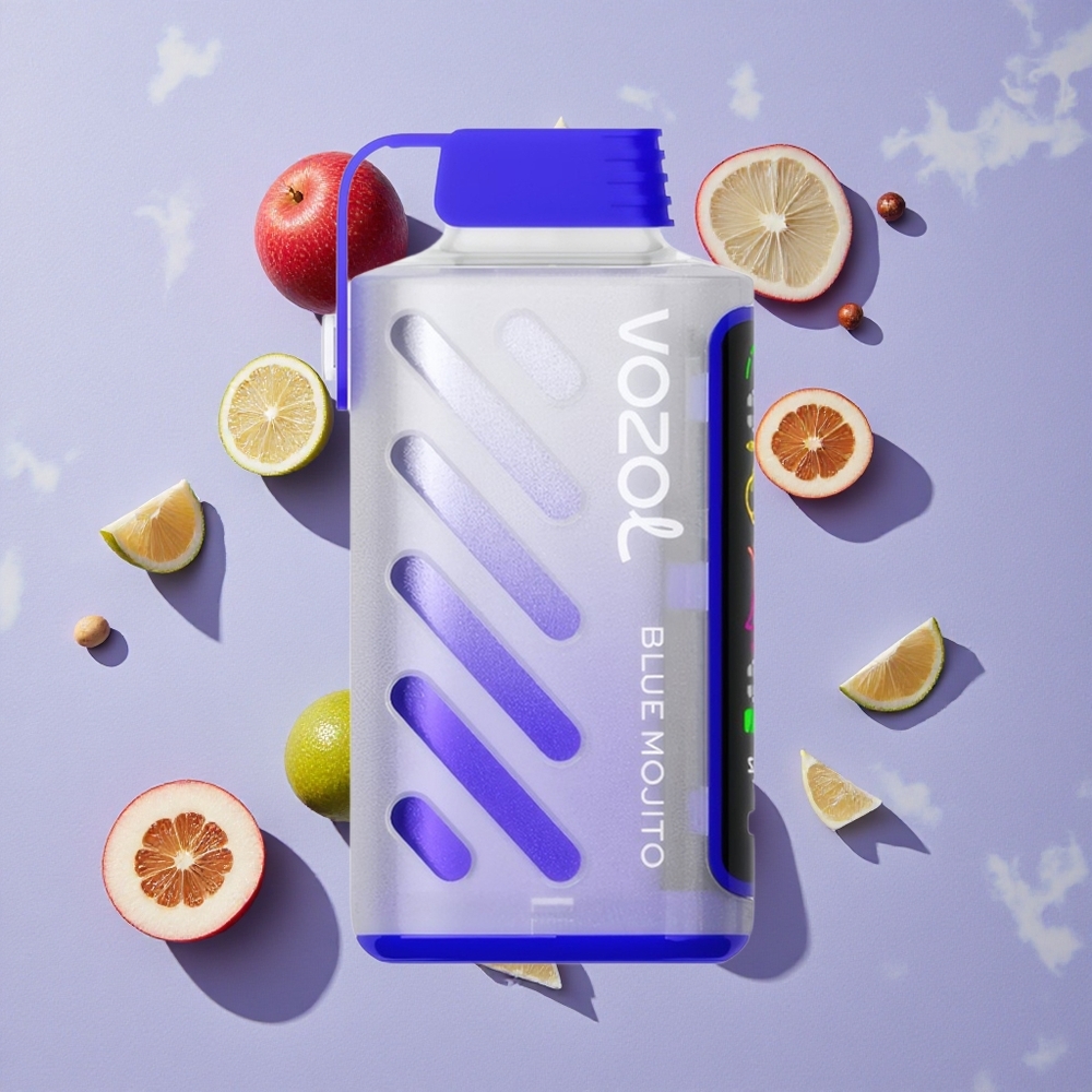 Kék Mojito VOZOL Gear Power 20000 Puffs ECO Mód Puffok: 20000 Puffs Tele Töltött E-Liquid Mennyiség: 20mL