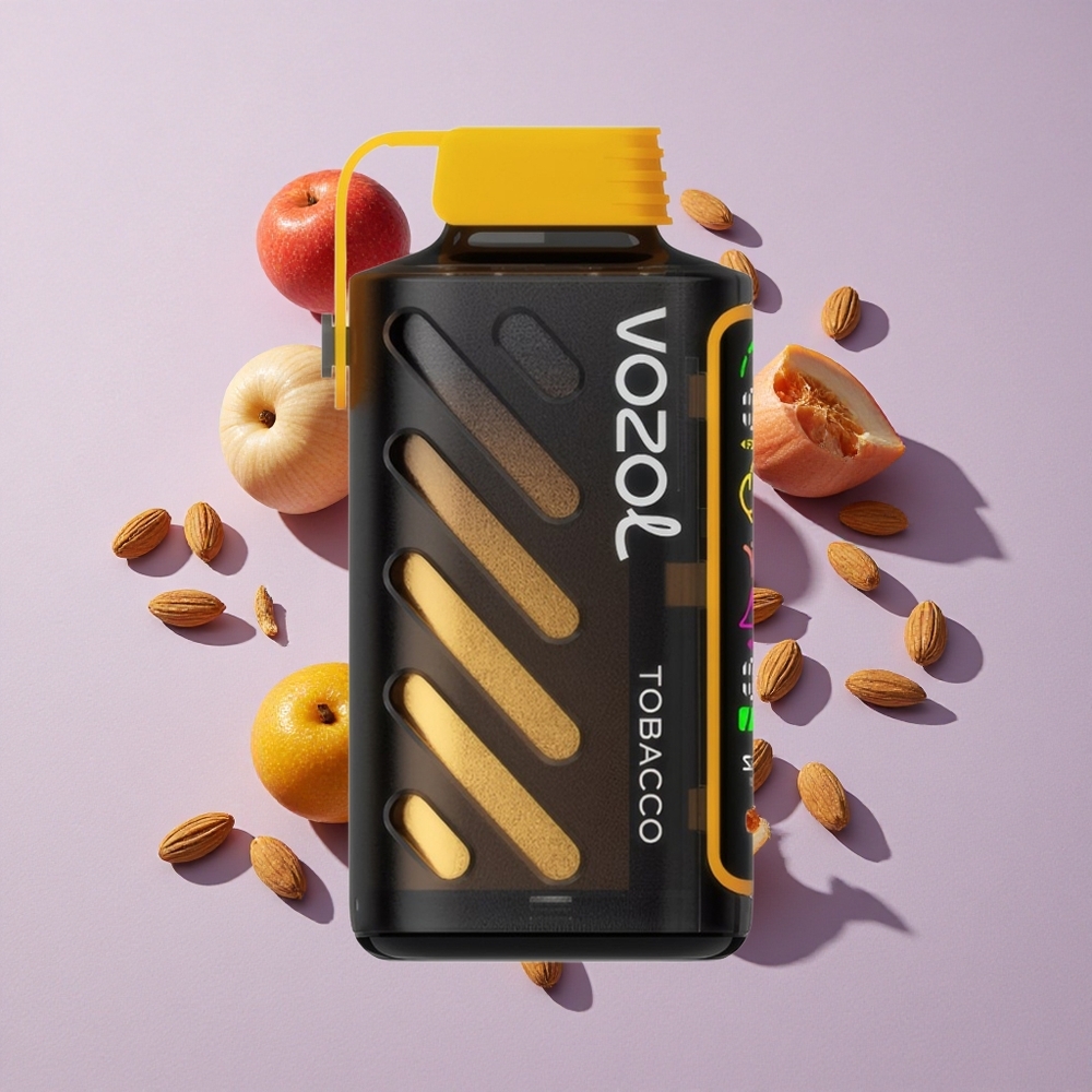 Tobacco VOZOL Gear Power 20000 Puffs Egy használatos e-cigaretta, Teljes Képernyős Kijelző, 20mL előre töltött e-liquid kapacitás