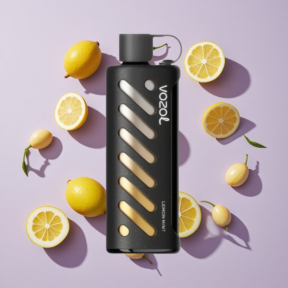 Citrom Menta VOZOL Gear Shisha 25000 Puffs Intelligens Chip: S.i.L.C Tech, Akkumulátor Kapacitás: 1000mAh