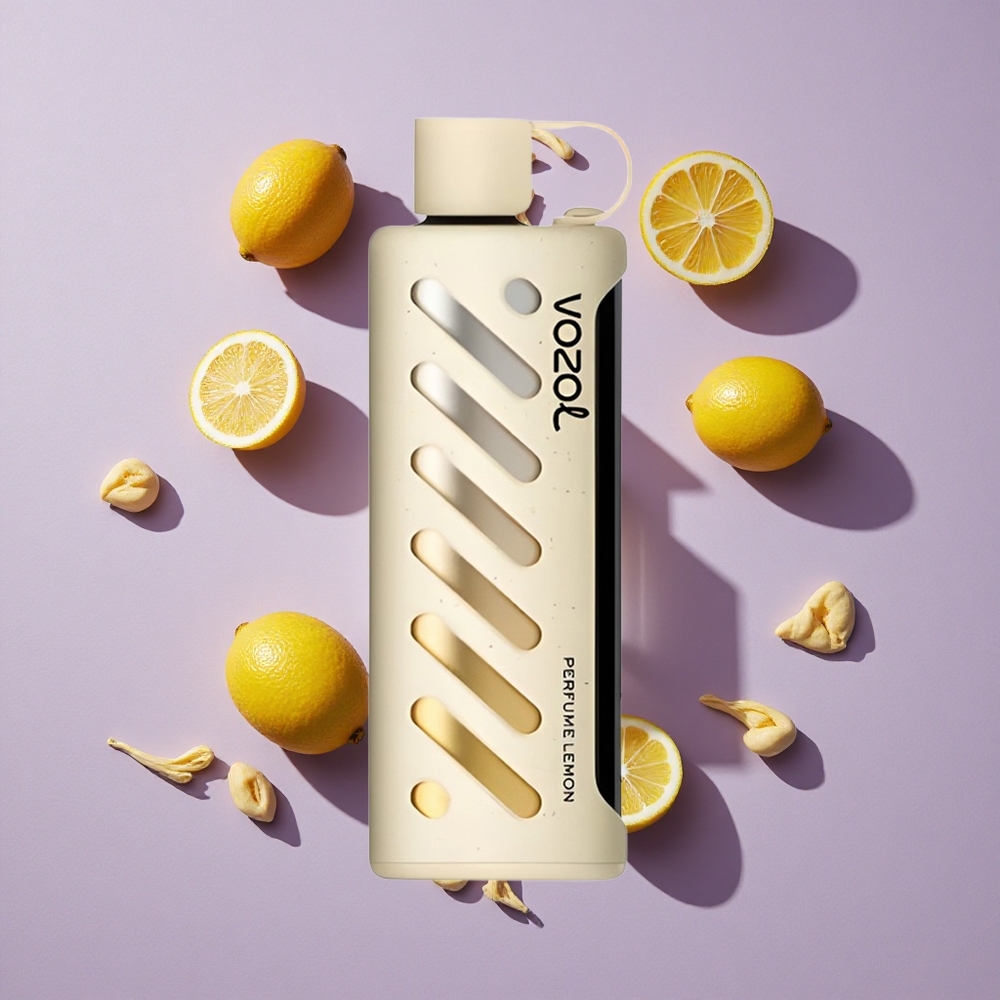 Citrom ízű VOZOL Gear Shisha 25000 Puffs eldobható e-cigaretta, 1000mAh akkumulátor, 5mg/ml nikotin