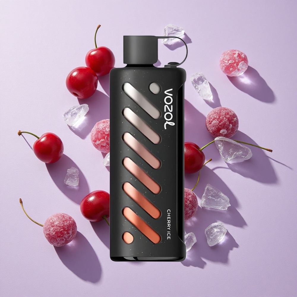 Cseresznye Jég VOZOL Gear Shisha 25000 Puffs Egyszerhasználatos E-cigaretta, 30 Ízletes Íz, 1000mAh Akkumulátor