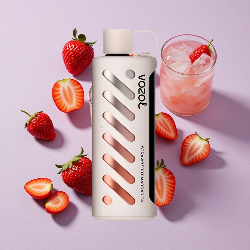 Eper Margarita VOZOL Gear Shisha 25000 Puffs eldobható e-cigaretta, 1000mAh, 5mg/ml nikotin