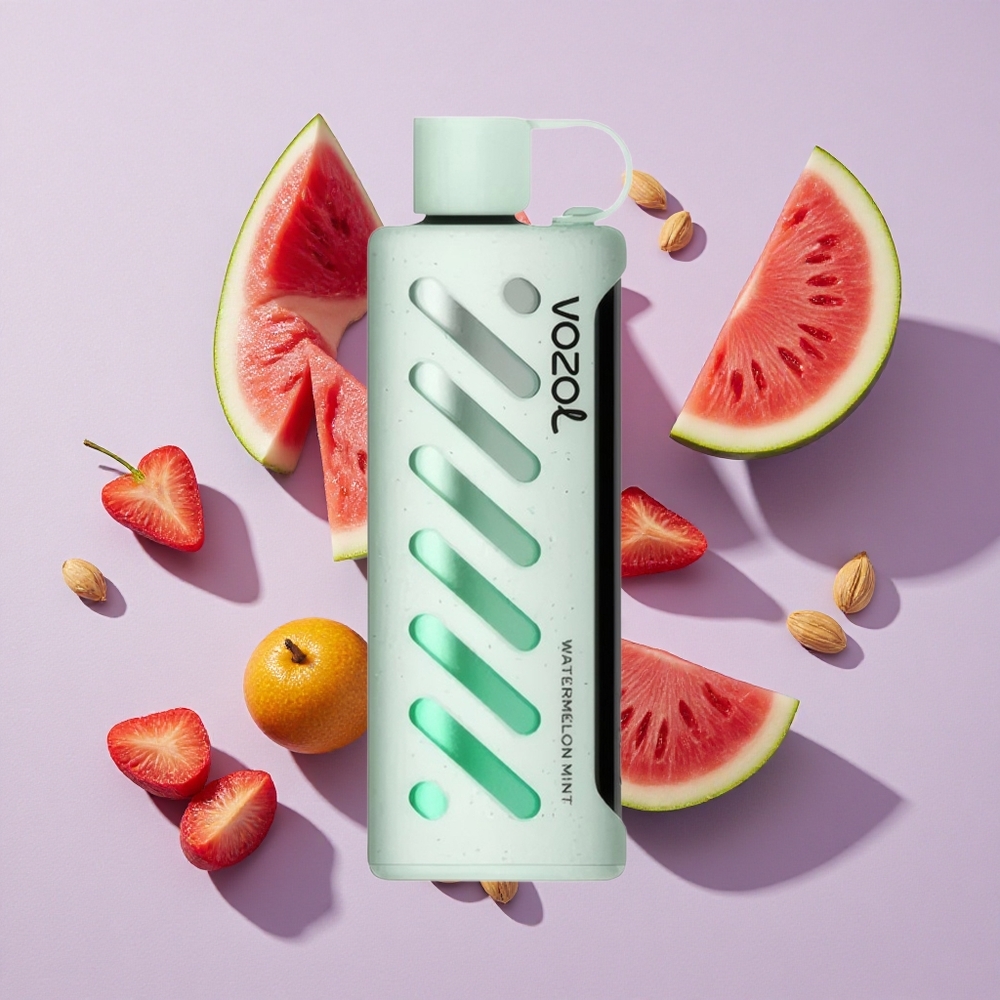 Görögdinnye Menta VOZOL Gear Shisha 25000 Puffs eldobható e-cigaretta, 1000mAh, 5mg/ml nikotin