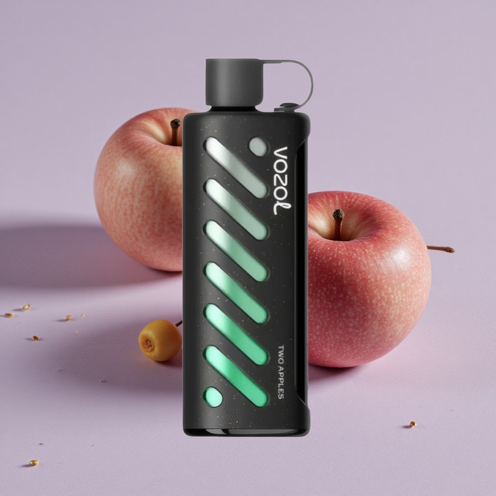 Két Alma VOZOL Gear Shisha 25000 Puffs Eldobható E-cigaretta 1000mAh, 5mg/ml Nikotin